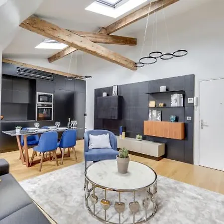Appartamento Elegant 2bdr 6p Near Champs Elysées